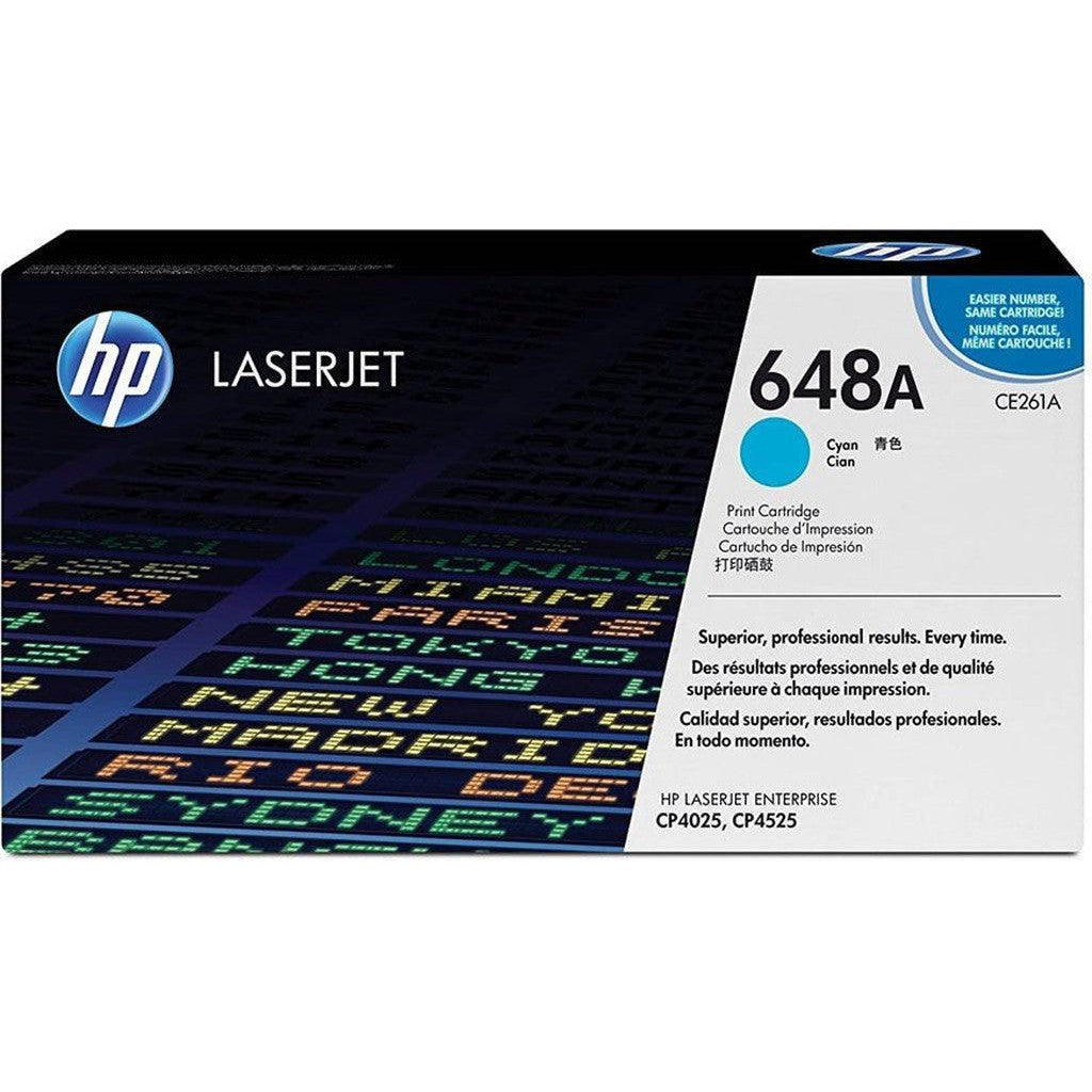 Hp 648A Ce261A Toner Cartridge Cyan-Inks And Toners-HP-Star Light Kuwait