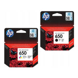 عبوة خراطيش حبر HP 650 الأصلية