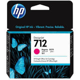 Hp 712 Magenta Design Jet Ink Cartridge - 29 Ml / Magenta Color / Ink Cartridge-Inks And Toners-HP-Star Light Kuwait