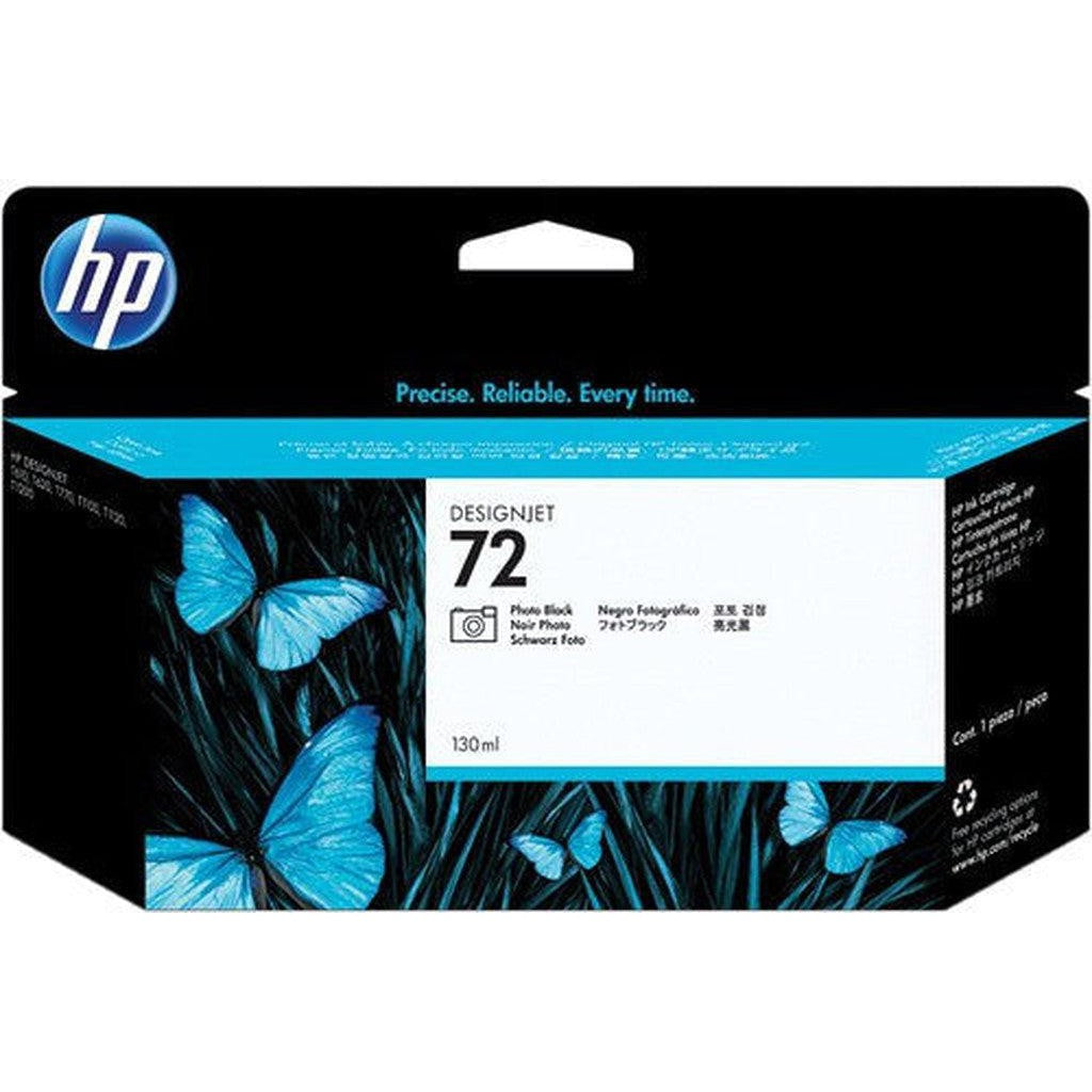Hp 72 Photo Black 130Ml Ink Cartridge C9370A-Inks And Toners-HP-Star Light Kuwait