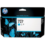 Hp 727 Cyan130Ml Ink Cartridge B3P19A-Inks And Toners-HP-Star Light Kuwait