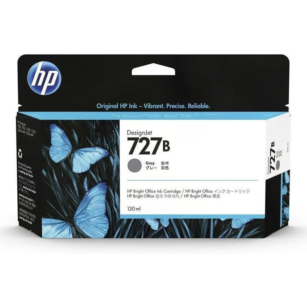 Hp 727 Gray Ink 130Ml Cartridge B3P24A-Inks And Toners-HP-Star Light Kuwait