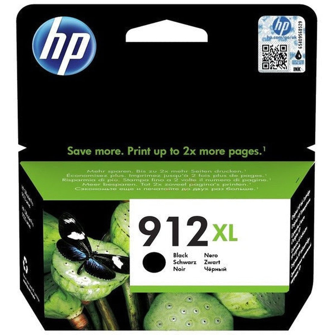 Hp 912 Xl High Yield Black Ink Cartridge 3Yl84Ae-Inks And Toners-HP-Star Light Kuwait