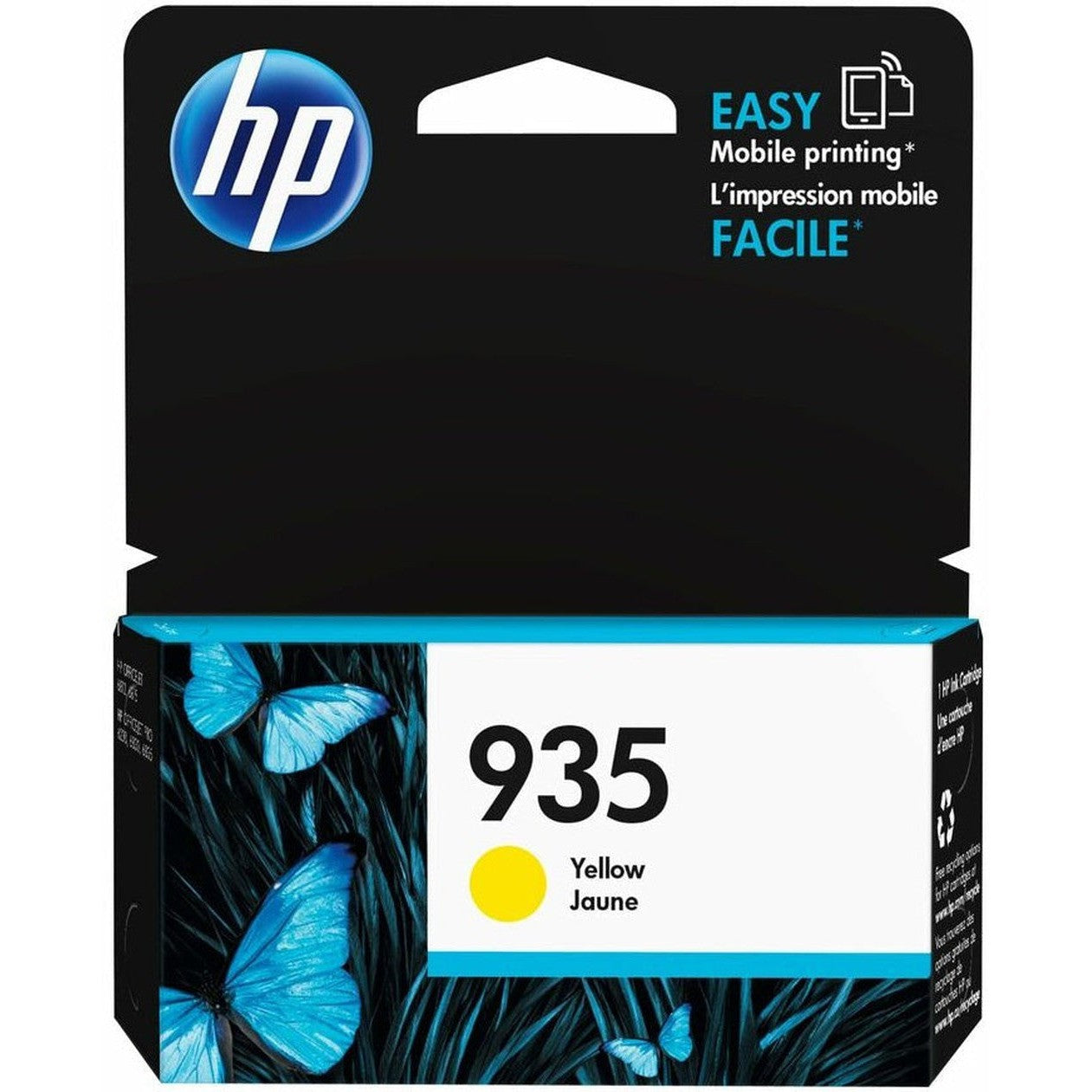 Hp 935 Yellow Ink Cartridge C2P22Ae-Inks And Toners-HP-Star Light Kuwait
