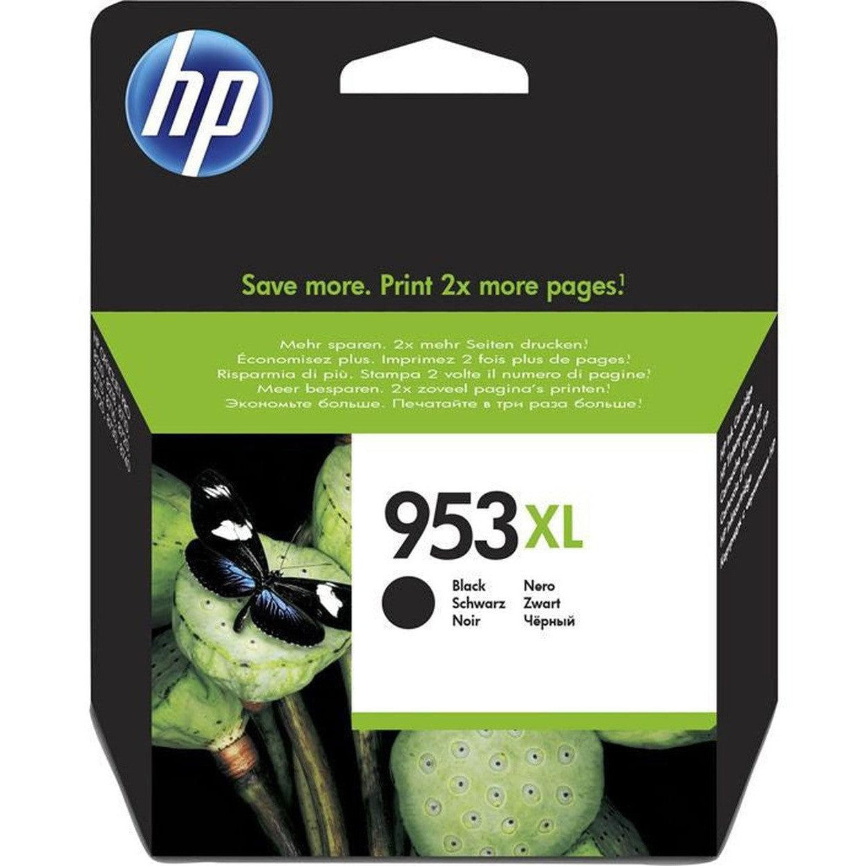 Hp 953Xl Black Ink Cartridge L0S70Ae-Inks And Toners-HP-Star Light Kuwait