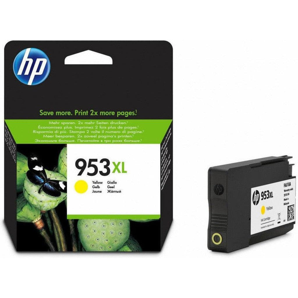 Hp 953Xl Yellow Ink Cartridge F6U18Ae-Inks And Toners-HP-Star Light Kuwait