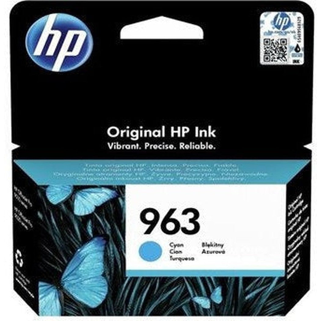 Hp 963 Cyan Ink Cartridge 3Ja23Ae-Inks And Toners-HP-Star Light Kuwait