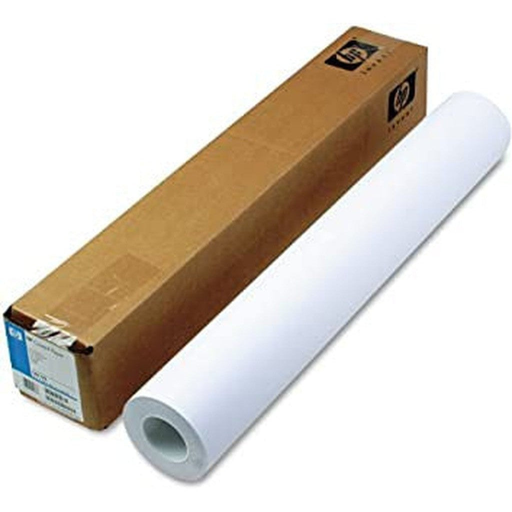 Hp C6019B Coated Paper - Roll A1 (24 In X 150 Ft) - 90 G/M2 - 1 Roll(S) - For Designjet 11X, 45Xx, 510, T1100, T1120, T120, T1200, T1300, T2300, T620, T770, T790, Z3200-Paper Rolls-HP-Star Light Kuwait