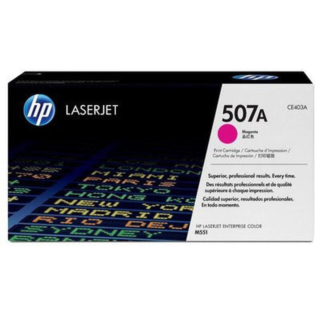 Hp Ce403 Magenta Toner Cartridge 507A-Inks And Toners-HP-Star Light Kuwait