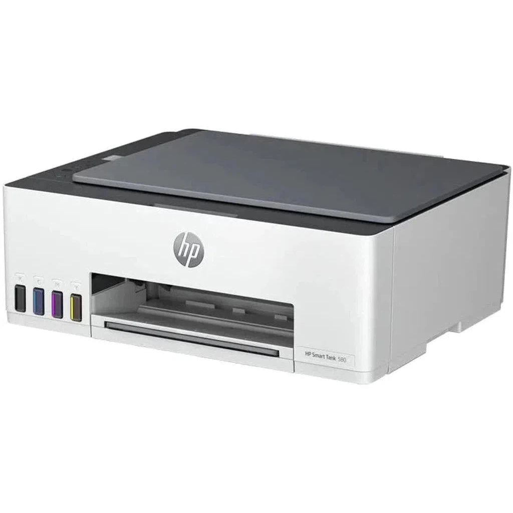 Hp Smart Tank 580 Aio - 12Ppm / 4800Dpi / A4 / Usb / Wi-Fi / Bluetooth / Color Inkjet - Printer-HP Smart Tank Printers-HP-Star Light Kuwait