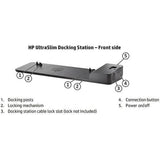 Hp Ultraslim Docking Station For Elitebook 820 And Probook 650 Notebooks (D9Y32Aa)-HP-Star Light Kuwait