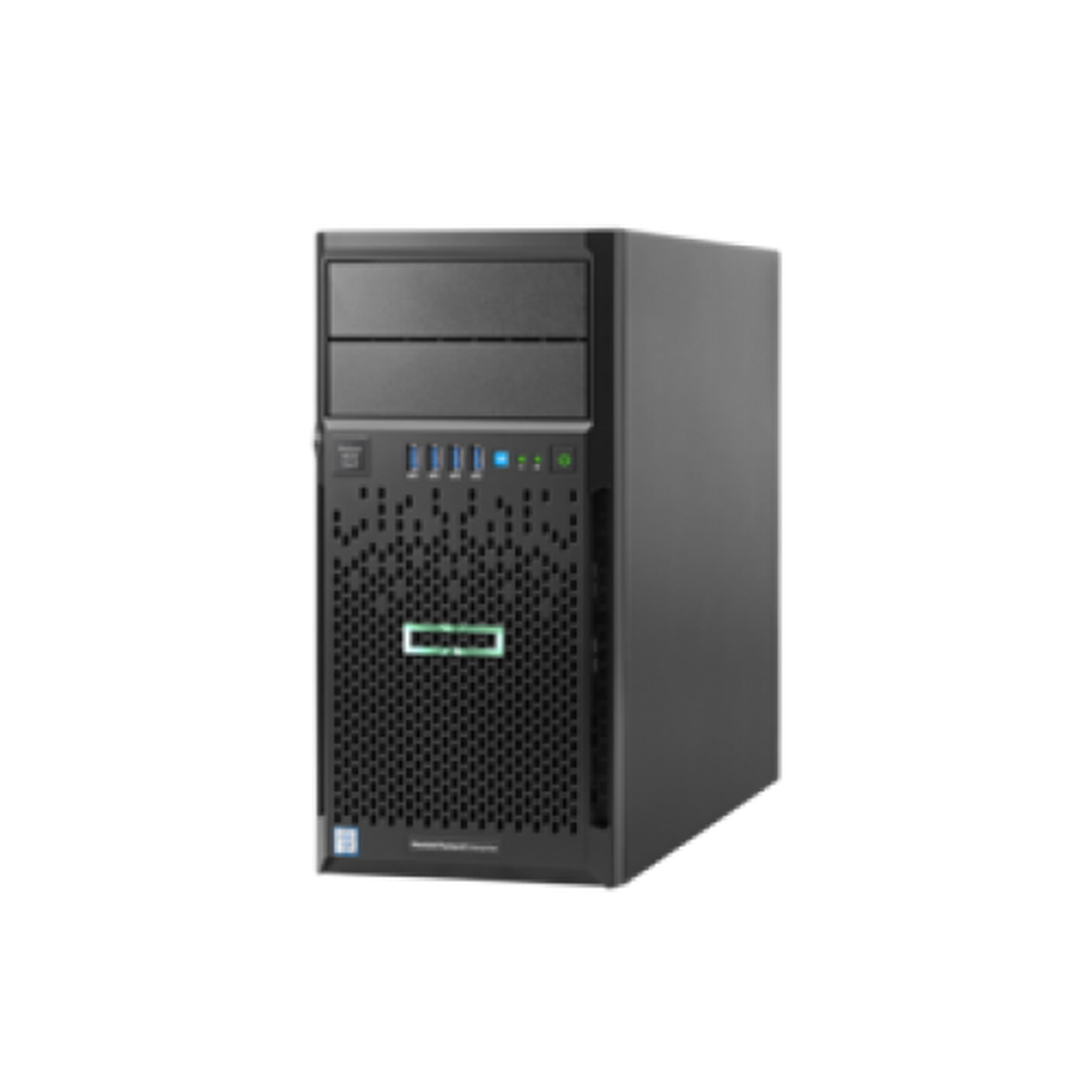 Hpe Proliant Ml30 Gen9 Xeon E3-1220V6, 8Gb Ram, 2Tb (2X1Tb) Hot Plug Hdd, B140I / Dvd-Rw(P03705-425)-Hpe Server-HP-Star Light Kuwait