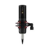 HyperX ProCast Gold-SputteredLarge Diaphragm Condenser XLR Connection Microphone Built in Anti Vibration Shock Mount Black, Cable/Mixer not included