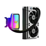 مبرد سائل لوحدة المعالجة المركزية Hyte Thicc Q60 240mm - أسود وأبيض