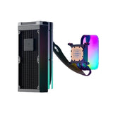 مبرد سائل لوحدة المعالجة المركزية Hyte Thicc Q60 240mm - أسود وأبيض