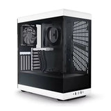 HYTE Y40 Mid Tower Two Panel Front & Left Side Tempered Glass Case With 2 Fan - Black/White