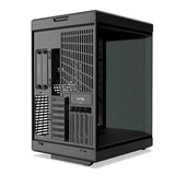 علبة ألعاب HYTE Y70 E-ATX متوسطة الحجم - أسود فاحم