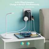 Ravpower Rp-Pc1065 Gan 45W Power Outlet Extender With 2 Ac Outlets And 2 Usb C