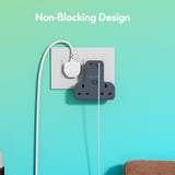 Ravpower Rp-Pc1065 Gan 45W Power Outlet Extender With 2 Ac Outlets And 2 Usb C