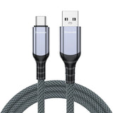 iEngage Braided USB-A To USB-C Cable( USB 3.2) (3M) (Light Gray)
