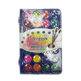 Vneed 28 Color Watercolor Set Professional Grade Paints for Unlimited Creativity