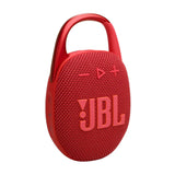 مكبر صوت JBL Clip 5 أسود محمول بتقنية بلوتوث - ستيريو / لاسلكي / بلوتوث - أحمر