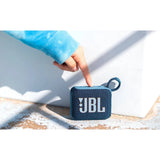 مكبر صوت JBL Go 4 فائق الصغر بتقنية بلوتوث - 5.3 / أزرق