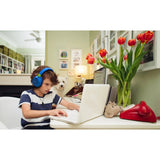 سماعات رأس لاسلكية للأطفال من JBL JR 460NC بتقنية بلوتوث - فوق الأذن / لاسلكية / أزرق