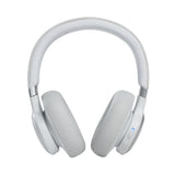 JBL Live 660NC Bluetooth Headphone with Mic (50 Hours Playback, Over Ear, White)