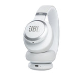 JBL Live 660NC Bluetooth Headphone with Mic (50 Hours Playback, Over Ear, White)