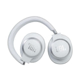 JBL Live 660NC Bluetooth Headphone with Mic (50 Hours Playback, Over Ear, White)