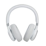 JBL Live 660NC Bluetooth Headphone with Mic (50 Hours Playback, Over Ear, White)