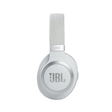 JBL Live 660NC Bluetooth Headphone with Mic (50 Hours Playback, Over Ear, White)