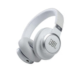 JBL Live 660NC Bluetooth Headphone with Mic (50 Hours Playback, Over Ear, White)
