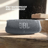 مكبر صوت بلوتوث محمول JBL Charge 5 - رمادي