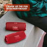 مكبر صوت بلوتوث محمول JBL Charge 5 - أحمر