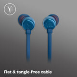 JBL Tune 310C USB-C Headphones - In-ear / Wired / Blue