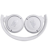 JBL Tune 500 JBLT500BTWHT Bluetooth Headphone with Mic (16 Hours Playback, On Ear, White)