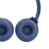 سماعة رأس بلوتوث JBL Tune 510BT مع ميكروفون (اتصال مزدوج، فوق الأذن، أزرق)