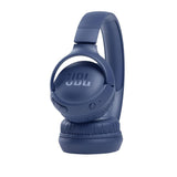 سماعة رأس بلوتوث JBL Tune 510BT مع ميكروفون (اتصال مزدوج، فوق الأذن، أزرق)