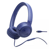 JBL Tune 530C Wired Headphone, JBLT530CBLU - Blue
