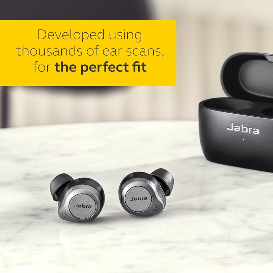 Jabra Elite 5 Titanium Black-Earphones-Jabra-Star Light Kuwait