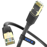 Jasoz Ethernet Cable - RJ-45 / CAT8 / 40Gbps / 2 Meters / Black