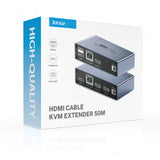 Jasoz G156 HDMI Extender KVM FHD 60Hz Over CAT6 Network Cable – 60m