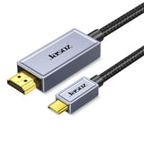 كابل Jasoz H102 من النوع C إلى HDMI - 1.8 متر / أسود