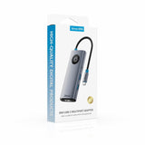 Jasoz H111 Type-C 6-in-1 Docking Station - Space Gray