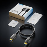 Jasoz HDMI Fiber Optical Cable - 8K / 48Gbps / 10 Meter / Black