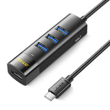 Jasoz T-F144 4 Port USB 3.0 Hub Black