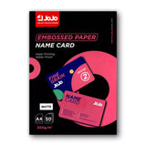 JoJo Fine Grain Matte Embossed Double Sided Name Card Paper A4 300GSM