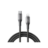 كابل بيانات للشحن السريع من سلسلة Joyroom Flash بقوة 30 واط (من النوع C إلى Lightning) بطول 2 متر - أسود